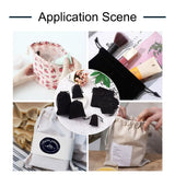 80Pcs Rectangle Velvet Pouches Jewelry Storage Candy Gift Bags