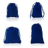 80Pcs Rectangle Velvet Pouches Jewelry Storage Candy Gift Bags