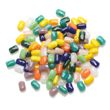 80Pcs 4x7mm Crystal Glass Faceted Flat Square Beads for Jewelry Making DIY