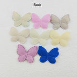80Pcs/Lot Sequin Butterfly Padded Appliques For Craft Clothes Sewing DIY
