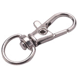 80Pcs Metal Lobster Trigger Swivel Clasp Hooks Clip Buckle 35mm