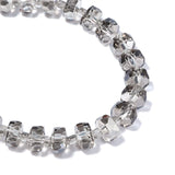 80Pcs Crystal Wheels Glass Beads for Jewelry Making