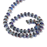 80Pcs Crystal Wheels Glass Beads for Jewelry Making