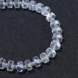 80Pcs Crystal Wheels Glass Beads for Jewelry Making