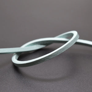 4*3mm Flat Leather Straps Strings Rope 5pcs/Lot