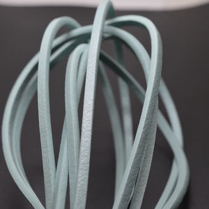 4*3mm Flat Leather Straps Strings Rope 5pcs/Lot