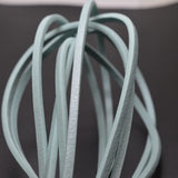 4*3mm Flat Leather Straps Strings Rope 5pcs/Lot