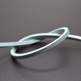 4*3mm Flat Leather Straps Strings Rope 5pcs/Lot