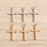 80pcs Small Cross Charms Pendants DIY Jewelry Making Findings Religion Charms