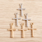 80pcs Small Cross Charms Pendants DIY Jewelry Making Findings Religion Charms