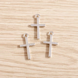 80pcs Small Cross Charms Pendants DIY Jewelry Making Findings Religion Charms