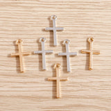 80pcs Small Cross Charms Pendants DIY Jewelry Making Findings Religion Charms