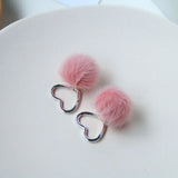 80pcs 15mm Mink Plush Balls Pendants Earrings Jewelry Hang Ring Pompoms