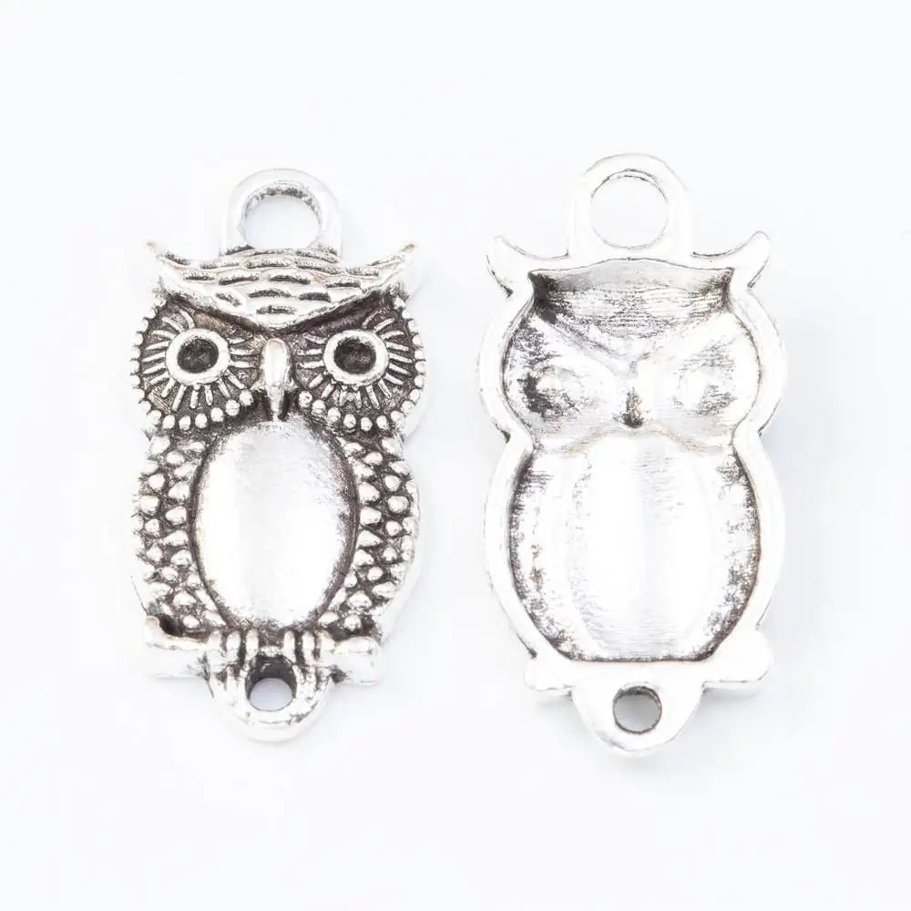 Vintage Owl Charms Alloy Pendants for Jewelry Making