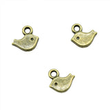 80pcs Little Bird Charms for Jewelry Making DIY
