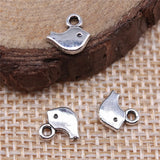 80pcs Little Bird Charms for Jewelry Making DIY