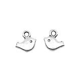 80pcs Little Bird Charms for Jewelry Making DIY
