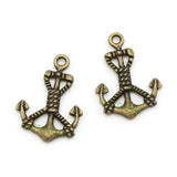 80pcs Summer Charms Pendant, Nautical Charm 25x18mm