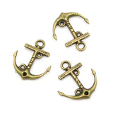 80pcs Antique Bronze Love Summer Charms Pendant