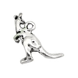 80pcs Tibetan Silver Kangaroo Charm Pendants