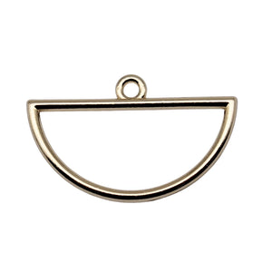 80pcs Geometric Charms For Earring Making High KC Accessories 30x19mm