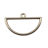 80pcs Geometric Charms For Earring Making High KC Accessories 30x19mm