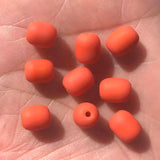 80pcs Glass Matte Beads 8x10mm Crystal Oval Bead Jewelry Making Diy Bracelet