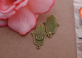 80pcs Vintage Hand Charm DIY Jewelry Accessories