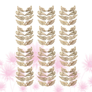 80pcs Wood Slices Craft DIY Ornaments for Birthday Crafts Accessories