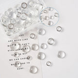 80pcs/box Glass Cabochons for DIY Jewelry 12-25mm