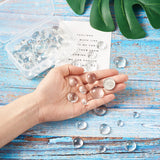 80pcs/box Glass Cabochons for DIY Jewelry 12-25mm