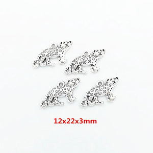 80pcs Leopard Craft Charms Pendants for Jewelry Making