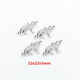 80pcs Leopard Craft Charms Pendants for Jewelry Making