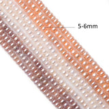 80pcs Flat Natural Freshwater Pearls Round Cultured Beads For Jewelry Making