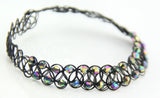 Beads Elastic Tattoo Choker Necklace 80s 90s 00s Gift Present