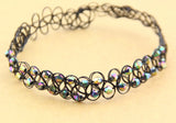 Beads Elastic Tattoo Choker Necklace 80s 90s 00s Gift Present