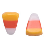 Halloween Resin Candy Corn Beads & Earrings Set for DIY Jewelry Making