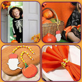 81-Pack Halloween Resin Candy Corn Beads Earrings Set DIY Jewelry Making