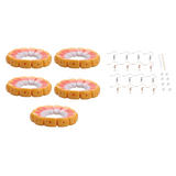 81-Pack Resin Corn Beads and Earrings Set for Jewelry Making