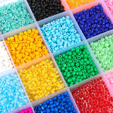 8200pcs 3mm Mixed Letter Czech Glass Seed Beads for Jewelry Making