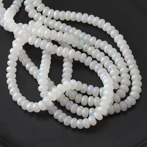 82PCS Frosted Glass Beads Bracelets DIY Beaded Necklaces