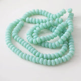 82PCS Frosted Glass Beads Bracelets DIY Beaded Necklaces