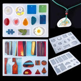 Silicone Casting DIY Mold Jewelry Resin Pendant Crafts Set