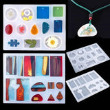 83PCS Silicone Jewelry Casting Molds DIY Crystal Epoxy Tool Set