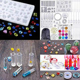 83PCS Silicone Jewelry Casting Molds DIY Crystal Epoxy Tool Set