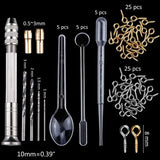 83Pcs/Set Crystal Epoxy Resin Mold DIY Jewelry Making Tools