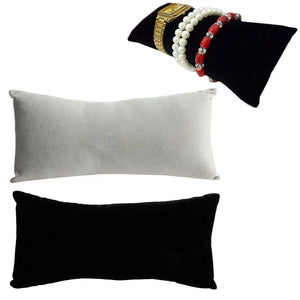 Flannel Pillow Stand Holder Bangle Bracelet Jewelry Organizer