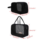 83XC Portable Bathing Bag Mesh Shower Toiletry Pouch Travel Makeup Storage