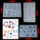 83pcs Silicone Molds for Pendant Jewelry Craft Making