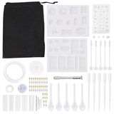 DIY Silicone Mold Tool Set for Jewelry Making with Storage Bag